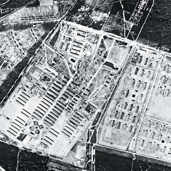 Aerial reconstruction of Stalag Luft III layout